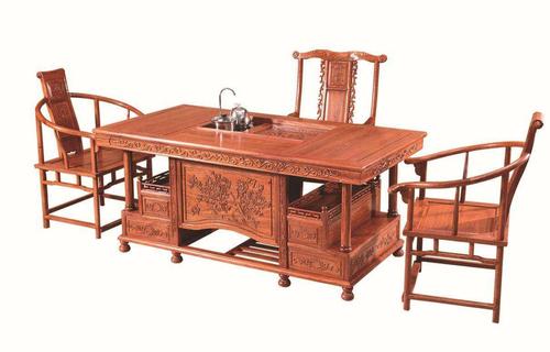北京二手红木家具回收二手红酸枝家具回收老挝红酸枝顶箱柜写字台回收